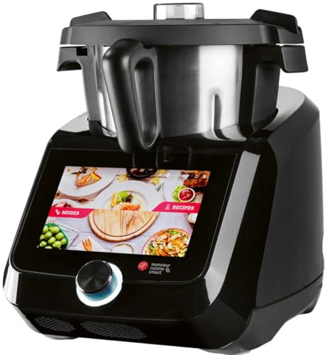 SILVERCREST® Monsieur Cuisine Smart Black Edition Skms 1200 B1 - Robot da cucina, 1200 W, colore: nero