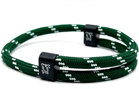 KAROO EARTH JEWELLERY unisex justerbart reparmband – hållbart vattentätt surfarmodearmband för män – handgjorda paracordarmband – överlevnadsjusterbart armband – armband för män och kvinnor, One Size