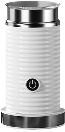 Milk frother，Electric milk frother,Fully automatic milk frother，Automatic milk frother， Electric for Hot & Cold Froth, Froth Or Heat Milk，Automatic off & Easy Cleaning, Silent Operation (White)