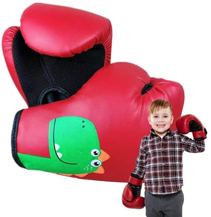 Kinder-Boxhandschuhe, atmungsaktive Trainingshandschuhe, Junior-Boxhandschuhe, Jugendboxtraining, schwere PuncYouth Box-Trainingshandschuhe, Sparring-Training, Kampfsport-Handschuhe für Boxsack,
