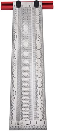 För regel, för skrivlinjal, rostfritt stål, silver, trämätning och positioneringsverktyg (30,5 cm/12 tum)
