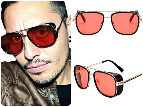 No Name Ltd Tony Stark Glasses/Iron Man Sunglasses/Matsuda Steampunk Goggles/Celeb Unisex Oversized Retro Vintage Trending