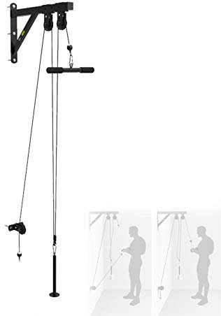 Oberer & Unterer Kabelzug Zur Wandmontage I Fitness-Seilzug Für Effektiven Muskelaufbau L Kabelzugstation Zum Trainieren Aller Muskeln L Professionelle Fitnessgeräte Für Zuhause