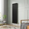NRG 1800 x 560mm Traditional Black Vertical Cast Iron Style Radiator Triple Panel