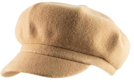 Kangol Wool Spitfire Beret, Camel, L
