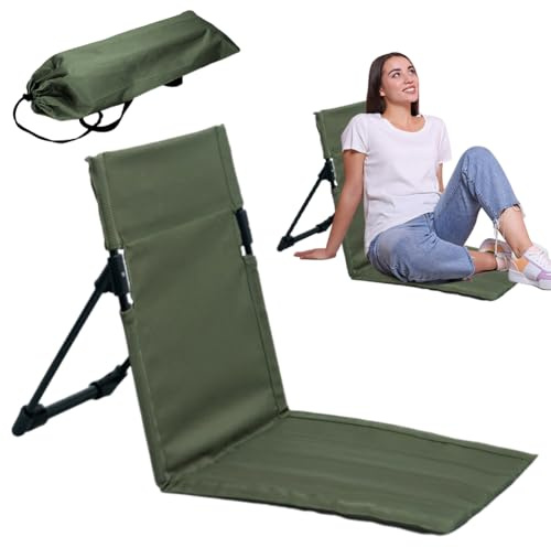 Cojín de asiento para exterior, silla de playa plegable, cojín para silla de playa con respaldo, cojín de asiento plegado, cojín de suelo, cojín de playa, plegable para picnic, pesca, senderismo