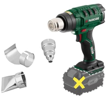 Pistola de aire caliente PARKSIDE 20 V PHLGA 20 (sin batería) decapador térmico inalámbrico 20V 250°/550°