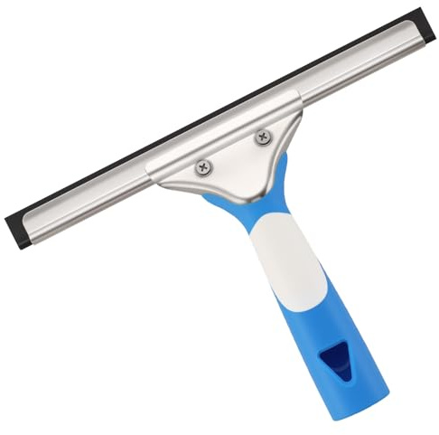 Mitclear Limpiacristales Profesional 25cm, Rasqueta con Hoja de Silicona