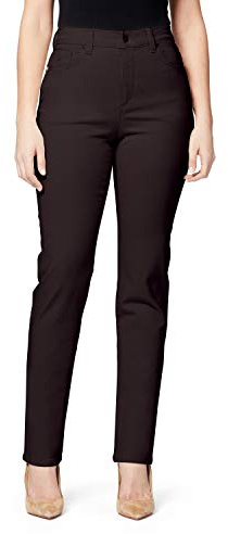 Gloria Vanderbilt Women's Amanda Classic Tapered Jean, Coffee Roast, 14