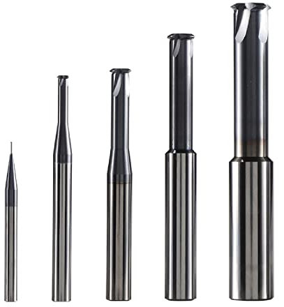 1 Stück Hartmetall-Gewindefräser einschneidige Gewindefräser CNC-Gewindefräser Bohrfräser ersetzen Gewindebohrer für Metall,P0.35-D1.2-H4