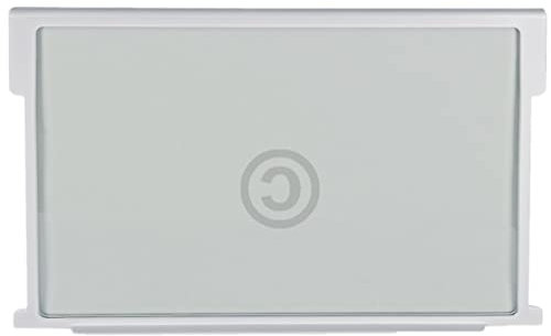 ensipart Glas-Einlegeboden für Kühlschrank und Kühlgefrierkombination kompatibel mit gorenje 163336 Glasplatte für Lebensmittelfach 465x300 mm kompatibel mit Küppersbusch 432159