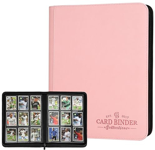 Foalgo Trading Card Binder, Card Collection Binder Album Folder with 540 Side Loading Pockets, 9 Pocket Trading Card Album Folder for TGC,MTG, Baseball Cards, Yugioh