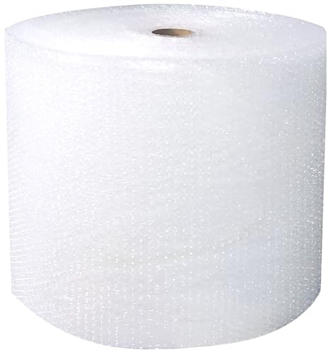 Globe Packaging 500mm x 125m Jumbo Bubble Wrap Roll with Small Air Bubbles - Cushioning & Protection Packaging for Moving House, Ecommerce and Storage