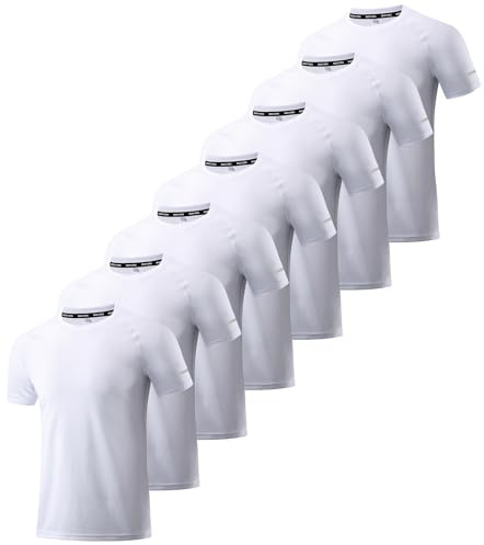 Boyzn 1, 3, 5 eller 7-pack träningströjor för män, torr passform fukttransporterande t-shirt, gym atletisk kortärmad t-shirt