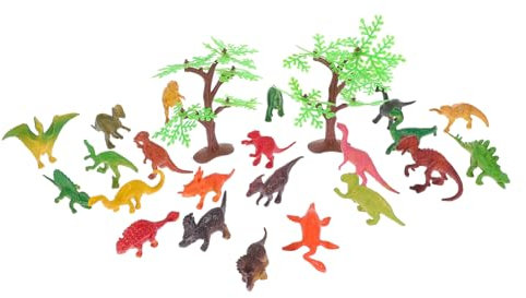 FOYTOKI 1Satz Mini Dinosaurierfiguren Teiliges Realistische Tiermodell für Desktop Dekoration und Lernspielzeug Lebendige Dinosaurier Simulation für Jungen
