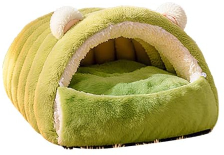 Lit En Forme De Caverne Pour Chat Lit Pour Chaton Fermé, Chaud, Doux Et