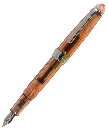 Gullor Jinhao 992 Plastic Fountain Pen, Transparent, Orange