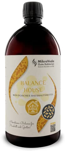 MikroVeda Balance House 1 litro, remedio casero orgánico versátil para limpiar, 100 % natural y sostenible