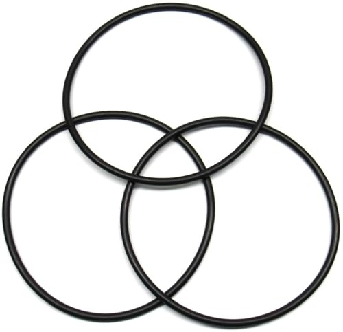 Captain O-Ring - Viqua Compatible OR40-50 / Aquios OR236 / Simpure DB10,DB20 Filter Housing O-Ring Buna-N ORing (3 Pack)