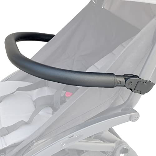 Brogtorl Baby Kinderwagen Zubehör Stoßstange Armlehne Griff Querstange Kompatibel mit Babyzen YoYo 2 und Yoyo+, BSP01, Schwarz