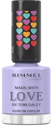 Rimmel London, 60 Seconds Super Shine, Colección Tom Daley, Esmalte de uñas, 558 GO WILD-ER-NESS, 8 ml, El paquete puede variar