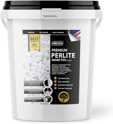 UK Grow's 10L Premium Perlite in a Resuable Tub: The Ultimate Gardening Companion