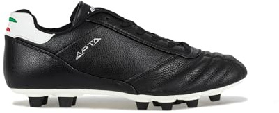 Check B - Scarpe da Calcio Professionali in Pelle di Vitello & Canguro, Massimo Comfort e Prestazioni - Suola Mix, Perfetta per Terreni Naturali, Morbidi e bagnati - Taglia 38 - Colore Nero