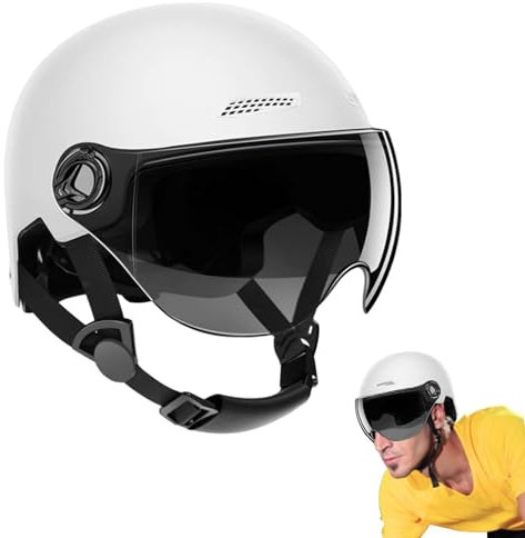 Fahrradhelm Herren Damen MTBs Helm Mit Visier Atmungsaktiver Fahrradhelm Einstellbarer Radhelm Für Erwachsene Leichter Skaterhelm Rennradhelm Sicherheitsschutz Für Fahrrad Skateboard Scooter