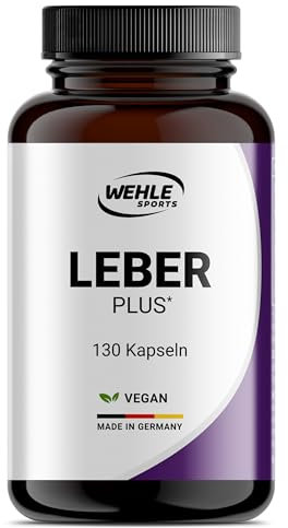 Mariendistel Kapseln hochdosiert – 80% Silymarin, Artischocke, Löwenzahn, Curcuma, Enzian und Cholin – 130 Kapseln 6-Fach Komplex – Wehle Sports – Verpackung kann variieren