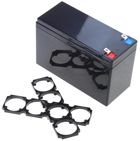 Säkert ABS-batterihölje med 32650/32700 hållare elegant plastbatterilåda