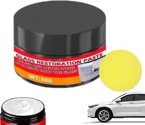 Glass Scratch Remover Kit,Windscreen Scratch Remover,Glass Polishing Compound to Remove Scratches from Car Windshield & Home Glass,for Windows, Mirrors, Aquarium,Truck Automotive RV Outdoor (1PC)