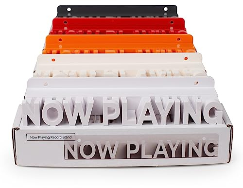 Noahrk Now Playing Support mural pour disques vinyles - Support mural pour disques vinyles - Blanc