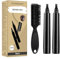 Kit de BolíGrafo de Relleno para Barba,Relleno de Lápiz de Barba para Hombres con Cepillo,Impermeable y Duradero,Kit de Bolígrafo Relleno de Barba para Bigotes y Cejas,Negro,2 Piezas