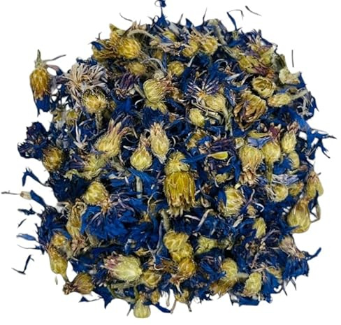 Torkade Premium Blåklint Blå Kronblad Och Blommor 25g - 1,95Kg Centaurea Cyanus (85 gram)