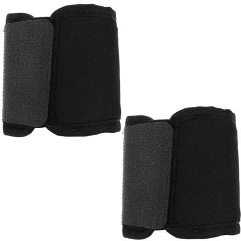 Cabilock Protectores Proteger para Oxford Caballo de Tela Patas Negros Livianos Absorbentes de Impactos Ideales Paquete de 2 Unidades y Cascos Actividades Ecuestres