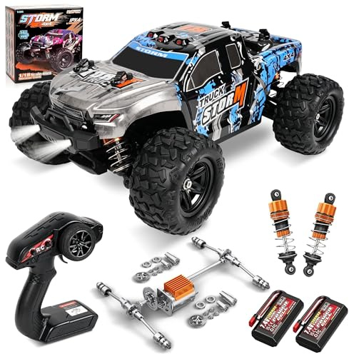 JOYTREKY Voiture TéLéCommandéE - 1:18 Voiture Rc 40 KMH Haute Vitesse 4WD