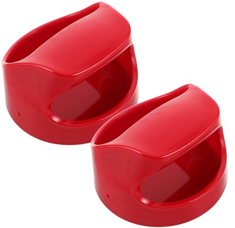 POPETPOP Outil de Gravure pour Linogravure 2pcs en Caoutchouc et Plastique Rouge, Design Portable et Gain de Temps pour Estampage et Impression sur Blocs