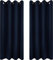 Utopia Bedding Blackout Curtains Grommet Thermal 2 Panels Drapes [Navy, 46 x 54 Inches] Sound Insulated Curtain for Bedroom and Living Room (117x137 cm)