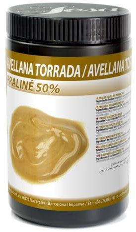 SOSA Praliné pasta de Avellanas 50% - Bote 1.2 kgs - Uso professional