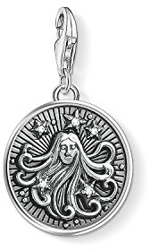 Thomas Sabo Men Women Charm Pendant Zodiac Sign Virgo Charm Club 925 Sterling silver 1645-643-21