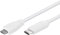 PremiumCord USB-C - Micro USB Verbindungskabel, Ladenkabel bis zu 2,5W, Datenkabel bis zu 480mbit/s, USB Typ C Stecker auf Micro USB Stecker, Dreifache Abschirmung, Farbe Weiß, Länge 1m
