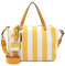Tamaris Bowlingbag Lou 32152 Damen Handtaschen Streifen yellow 460