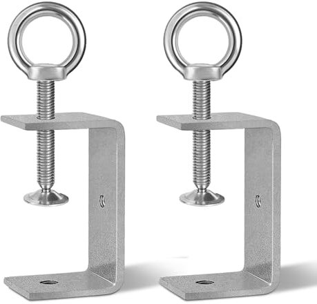 GothicBride 2 Piezas Sargentos G 85mm Acero Inoxidable Abrazadera C Ajustable para Soldadura Carpintero Montaje Doméstico, Rango de Sujeción 45-78 mm