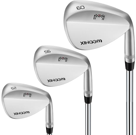 XINGGM Forged Golf Wedge Set for Men or Individual 48/50/52/54/56/58/60/68/70/72 Degree RH Gap Wedge Sand Wedge Easily Escape from Bunker,Milled Face for More Spin
