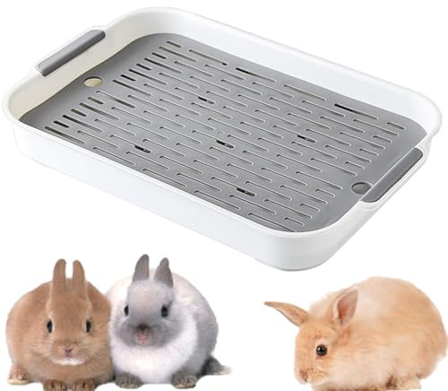 Esforzarse Litière pour lapin, entraîneur de pot pour la formation aux toilettes, litière pour lapin, entraîneur de pot pour animaux de petite taille, pour petits animaux