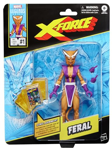 Marvel Legends Series Feral Action Figure, Purple