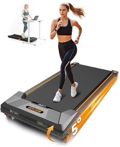 Walking Pad BestGod, 2.5-HP Quiet Under Desk Treadmill, Portable with LED Display, 150KG Capacity, Treadmill for Home/Office, Remote Controls