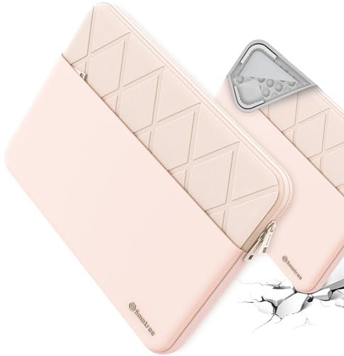 Smatree Laptop Sleeve for 13.3 inch DELL Latitude 9330/7330, for 13.4 inch XPS 13 9345 Copilot+ PC/XPS 13 Plus, for XPS 13 9340/9320/9310/9315/7390, Laptop Case with Pocket, YKK Zipper, Pink (E431P)