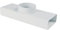 Vecamco - Derivación t rectangular circular 55x220mm diámetro 125 vmc