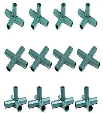 12P Connettore telaio serra, connettore connettore PVC 16 mm, 4 vie/5 vie, 3 tipi